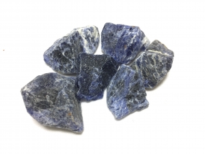 25 Kg Sodalith Deko Chips Rohsteine aus Brasilien ca. 20-50 mm
