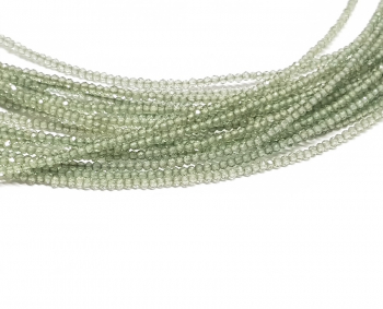 Prehnit Kettenstrang facettiert ca. 2 mm�/ ca. 42 cm�