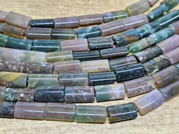 indischer Achat�Kettenstrang Rechteck gerundet ca. 18 x 10 mm / ca. 40 cm