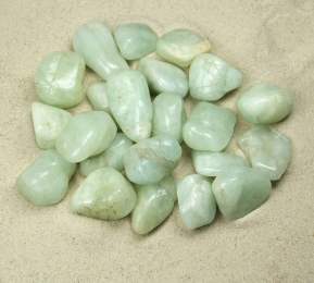 Aquamarin Trommelsteine aus Brasilien VE = 500gr.