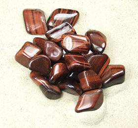 rotes Tigerauge Trommelsteine aus Sd-Afrika VE = 500 gr.