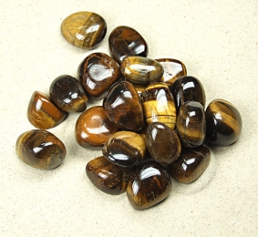 Tigerauge gold Trommelsteine aus S�d-Afrika VE = 500 gr.