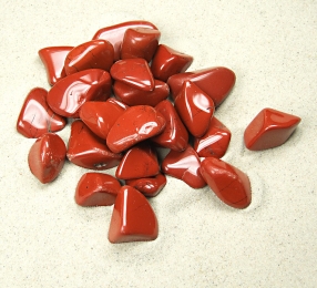 roter Jaspis Trommelsteine aus Sd-Afrika VE = 500 gr.