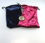 10er Set Samtbeutel weich (Handarbeit) gro� ca. 80 x 140 mm / Restposten