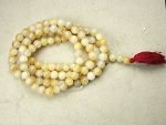 Mala aus gelbem Jaspis 108 Perlen ca. 12-14 mm / ca. 120-140 cm