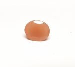 Mondstein oval facettiert  ca. 12x10 mm / ca. 3,5 - 4,2 Carat