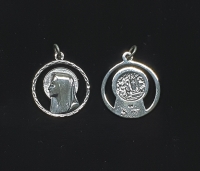 Maria Anhänger aus 925 Silber ca. 27 x 20 mm