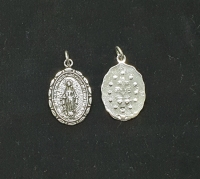 Maria Anhänger aus 925 Silber ca. 28 x 16 mm