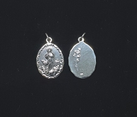 Maria Anhänger aus 925 Silber ca. 28 x 16 mm