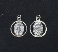 Maria Anhänger aus 925 Silber ca. 26 x 19 mm