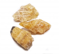 Honigcalcit Rohsteine / Kristall ca. 350-450 Gramm / ca. 10-15 cm