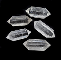 Bergkristall Doppelender poliert ca. 40/50 x 17/20 mm 