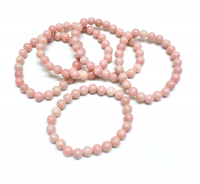 Pink Opal Kugelarmband ca. 8 mm / ca. 19 cm