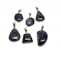 Pietersit Anhnger Freiform in 925 Silber ca. 25-45 mm / ca. 5-7 Gramm