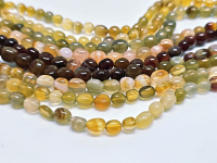 Carneol�Nuggetstrang ca. 6 - 8 mm / ca. 40 cm