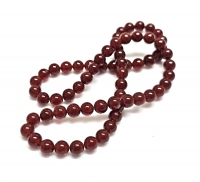Carneol�Kugelstrang ca. 6 mm / ca. 40 cm