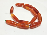 Carneol Tonnenstrang 9/10 x 30 mm / ca. 38 cm