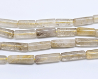 Rutilquarz Kettenstrang Walze ca. 6-7�mm / ca. 35 cm