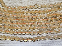 Citrin Kettenstrang Kugel ca. 7 mm / ca. 40 cm