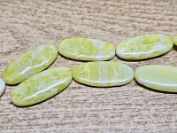 Lemon Jade Kettenstrang Oval ca. 20 x 45 mm / ca. 40 cm