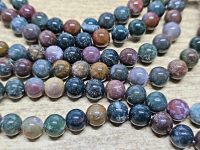 indischer Achat�Kettenstrang Kugel ca. 10 mm / ca. 40 cm