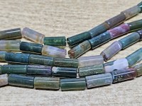 indischer Achat�Kettenstrang R�hre ca. 18 x 8 mm / ca. 40 cm