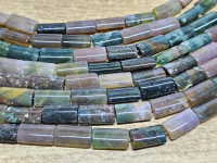 indischer Achat�Kettenstrang Rechteck gerundet ca. 18 x 10 mm / ca. 40 cm