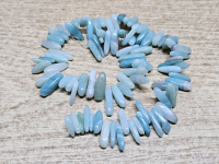 Amazonit Kettenstrang Chips ca. 12 - 20 mm / ca. 40 cm