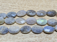 Labradorit Kettenstrang Oval facettiert ca. 17 x 12 mm / ca. 40 cm