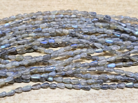 Labradorit Kettenstrang Tropfen ca. 4-5 mm / ca. 40 cm