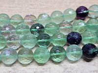 Fluorit Kettenstrang Kugel facettiert ca. 18 mm / ca. 40 cm