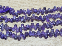 Amethyst Kettenstrang Tropfen ca. 7-9 mm / ca. 35 cm