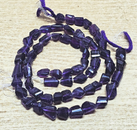 Amethyst Kettenstrang facettiert ca. 10-12 mm / ca. 40 cm