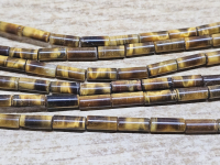 Tigerauge Kettenstrang R�hre ca. 4 mm / ca. 40 cm