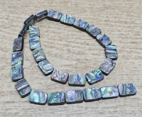 Abalone Kettenstrang Rechteck ca. 15 x 10 mm / ca. 40 cm