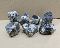 B/C - Qualit�t schwarzer Turmalin / Sch�rl�Anschliff aus Indien�ca. 300-400 gr.